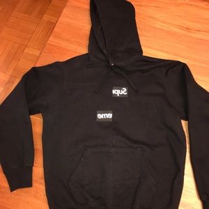 Supreme x comme des garçons split box logo